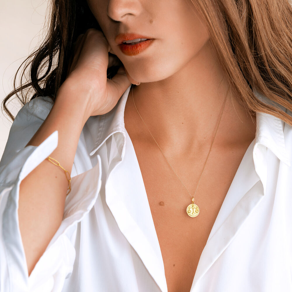 Mythology 18kt Gold Libra Necklace | Annoushka jewelley